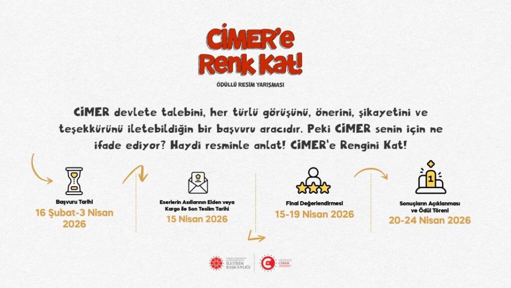 CİMER 23 NİSAN ÖDÜLLÜ RESİM YARIŞMASI