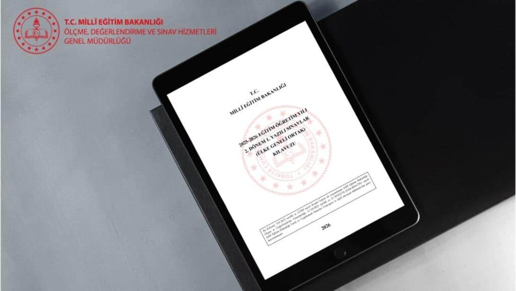 MEB 2. Dönem 1. Ortak Yazılı Sınavlarına İlişkin Kılavuz Yayımlandı