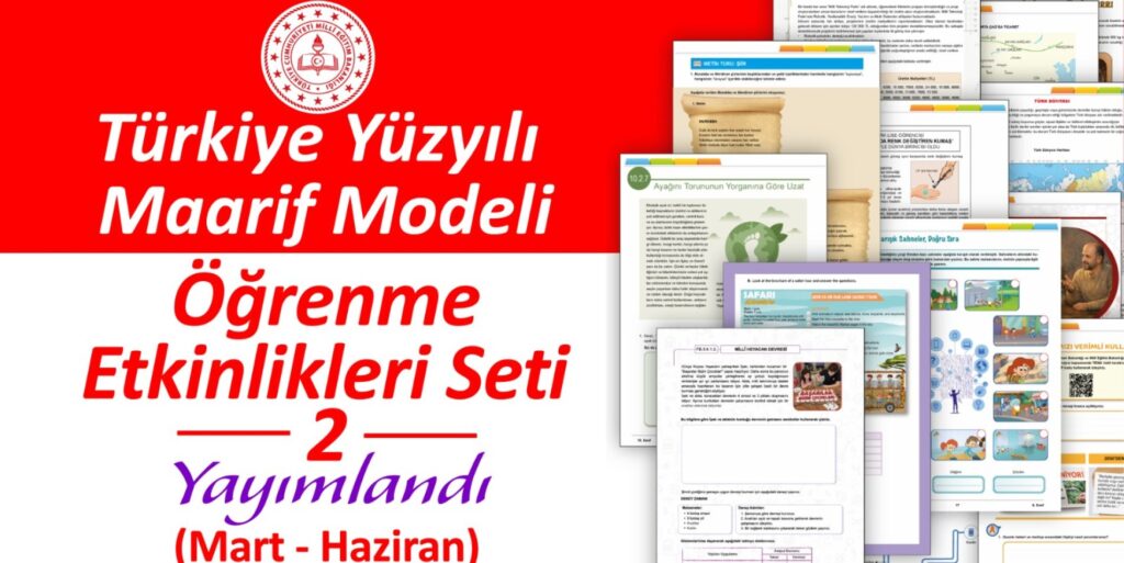 TYMM Kapsamında Hazırlanan “Öğrenme Etkinlikleri Seti 1-2” Yayımlandı